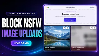 Smart Image Uploads for Gravity Forms NSFW Blocking Image Editor Demo