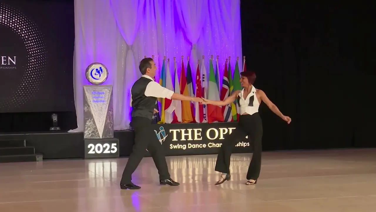 Avner Uzan and Beverly Durand - 2nd Place Masters - The Open 2025