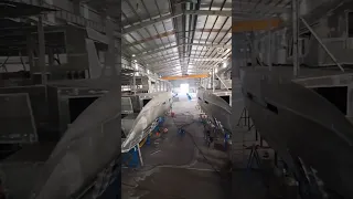 And check out the catamarans NOW #welding #aluminiumfabrication #performanceboats #boatbuild