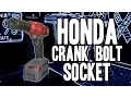 LISLE 77080 Honda Crank Bolt Socket 19mm Weighted Harmonic Balancer Impact Socket