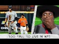 Aaron Judge says he s too tall to live in New York City