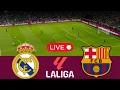 LIVE Real Madrid vs Barcelona | LaLiga 2025 - El Clásico - Video Game Simulation
