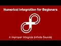 Numerical Integration for Beginners 4 Improper Integrals Infinite Bounds