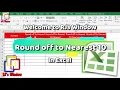 Round off to Nearest 10 in Excel