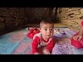 Real Nomadic Cave Life in Iran’s Zagros Mountains | Can We Build a Stone Fireplace Inside the Cave?