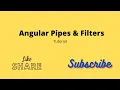 Angular Training 27-08-2022 Angular Pipes with Examples