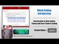 Block Coding Introduction