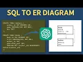 Convert SQL Schema to ER Diagram Instantly Using ChatGPT PlantUML Step-by-Step Tutorial