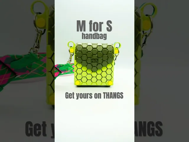 'M for S' Handbag - Size M - Honeycomb video thumbnail