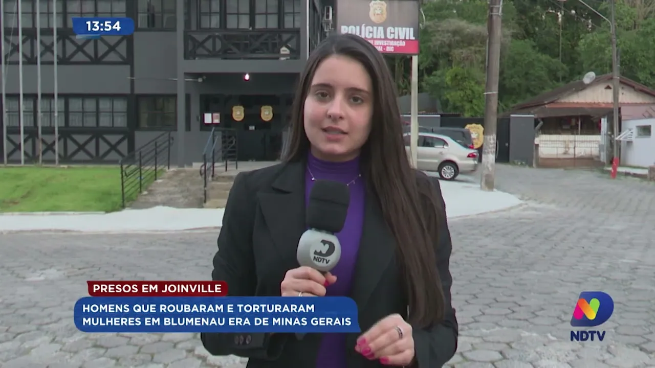 Homens que roubaram e torturaram mulheres em Blumenau eram de Minas Gerais