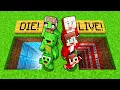 Mikey Family vs JJ Family Choose the Right Hole in Minecraft (Maizen)