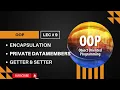 OOP Encapsulation Private datamembers getter setter in OOP java Lecture 9