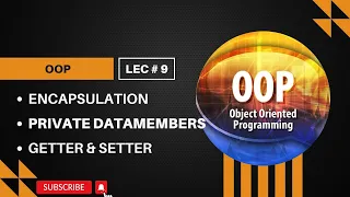 OOP Encapsulation Private datamembers getter setter in OOP java Lecture 9