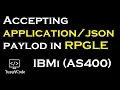 POST web service in RPGLE - accepting IBMi AS400 yusy4code