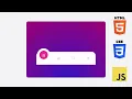 Animated Bottom Nav Bar UI Design To HTML CSS Using JS Linear Gradient Transition