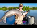 Catching GIANT Louisiana Catfish on Homemade Jug lines