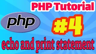 PHP Tutorial echo and print statement