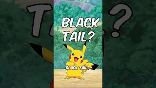 the Pikachu black tail effect