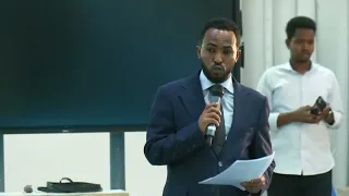 Agaasimaha Istiraatiijiyadda Warbaahinta ee Wasaaradda Warfaafinta Mudane Cabdishakuur Cali Axmed ay