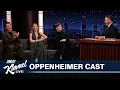 Cillian Murphy Emily Blunt Robert Downey Jr on Making Oppenheimer Oscar Nominations Matt Damon