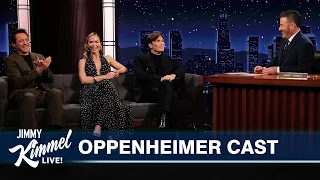 Cillian Murphy Emily Blunt Robert Downey Jr on Making Oppenheimer Oscar Nominations Matt Damon
