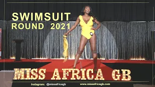 miss africa great britain 2021 grand finale swimsuit round