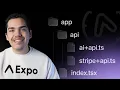 Master Expo Router API Routes Handle Requests Stream Data