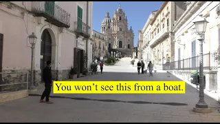 Things you won’t see from your boat. Out exploring Sicily.