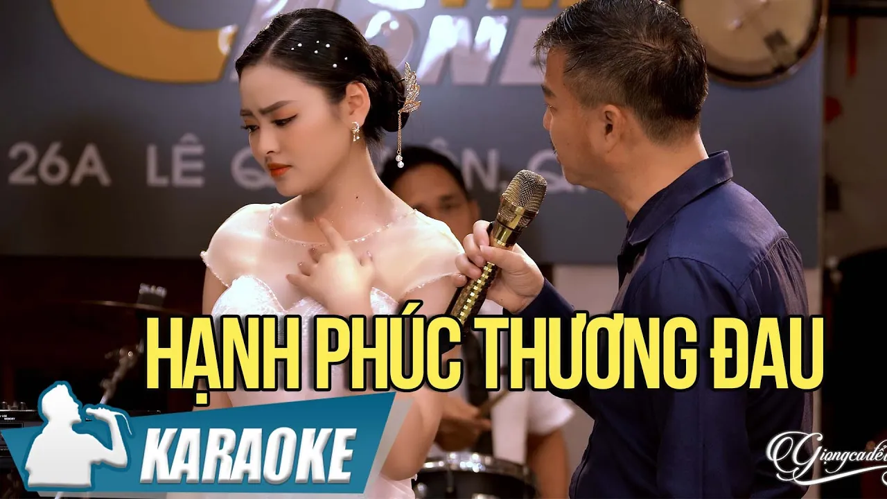 KARAOKE Hạnh Phúc Thương Đau - Quang Lập Thu Hường | Karaoke Song Ca