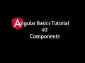 Angular Basics Tutorial - Components