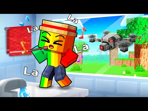 Video Thumbnail: Utiliser un DRONE pour ESPIONNER Mon FILS sur Minecraft !