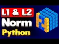 How to calculate L1 and L2 norm in NumPy Python Module NumPy Tutorial - Part 30