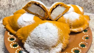 Como hacer empanadas con manjar pan tradicional de Guatemala 