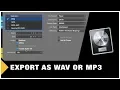 Download Lagu Logic Pro X - How to Export your Track (WAV or MP3)