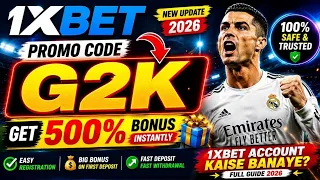 1xBet Promo Code | Get 500% Bonus Instantly (Full Guide 2026) 🔥