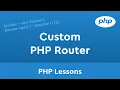 Custom PHP OOP Router without PHP libraries