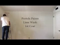 Portola Paints - Lime Wash Time-lapse