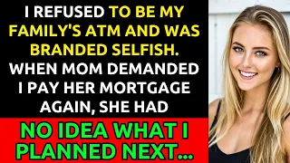 I Refused to Be My Family's ATM. When Mom Demanded Money Again, She Had No Idea What I Planned...