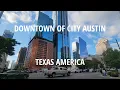 Downtown Austin Walking Tour Waterline Tower Urban Skyline Highlights TX US Oct 2025