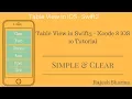 Table View in Swift3 - Xcode 8 iOS 10 Tutorial