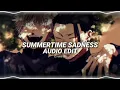 Download Lagu Summertime Sadness - Lana Del Rey [Edit Audio]