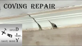 How to repair plaster coving cornice quick simple and cheaply The complete DIY guide