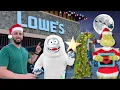 Lowe s Christmas Decorations Full Tour Walkthrough Holiday Decor at Lowe s Improvement Store