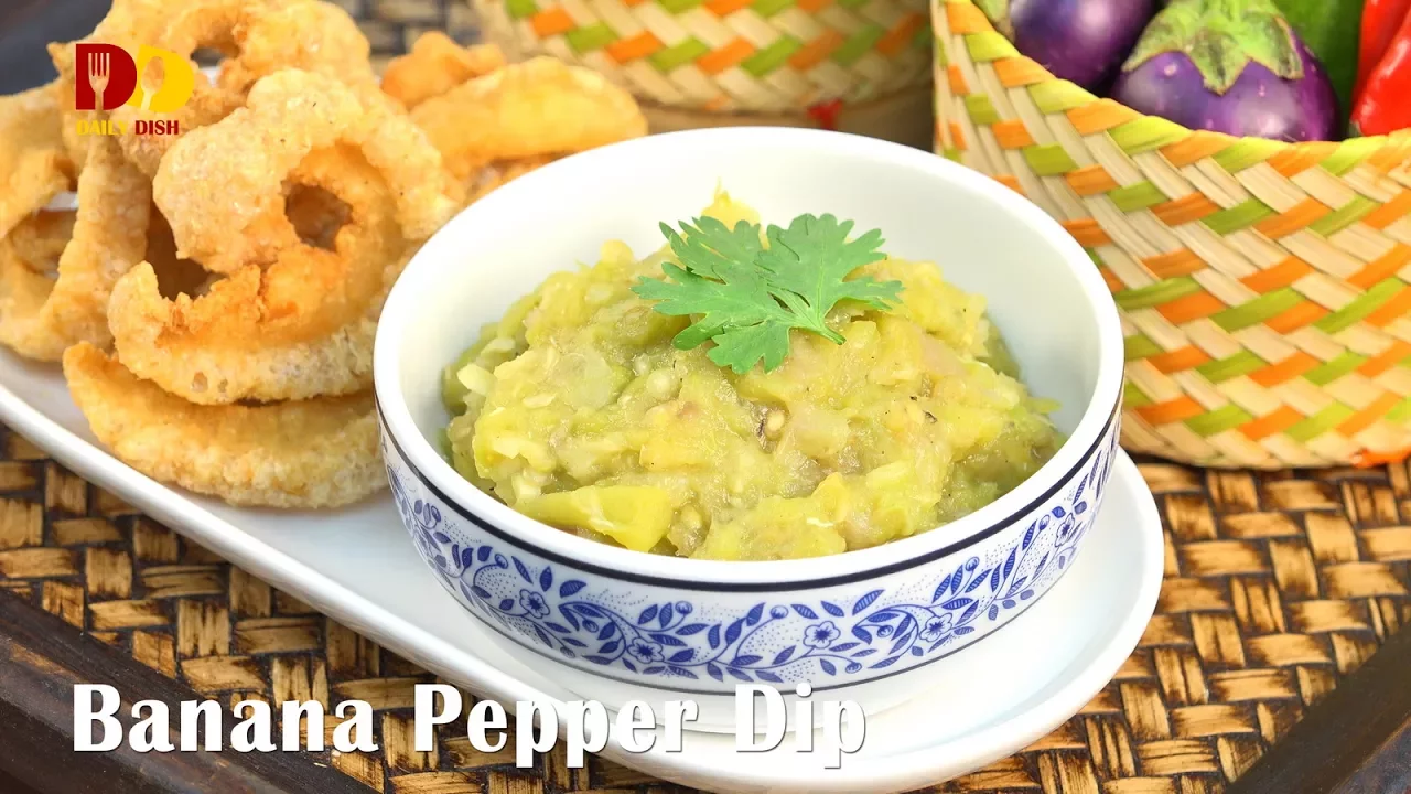 Banana Pepper Dip   Thai Food   Nam Prik Num   