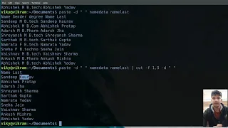 working with data files cut command paste command join command colrm command in linux