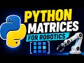 Matrix Operations Determinant Calculation in Python Robotics