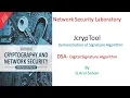 JCrypTool Tutorial - Digital signature Algorithm Demonstration