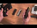 Glock 43X MOS Different magazines with Radian Magwell