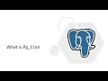 Postgresql Pg cron