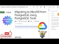 Migrating to AlloyDB from PostgreSQL Using PostgreSQL Tools Google Arcade 2024